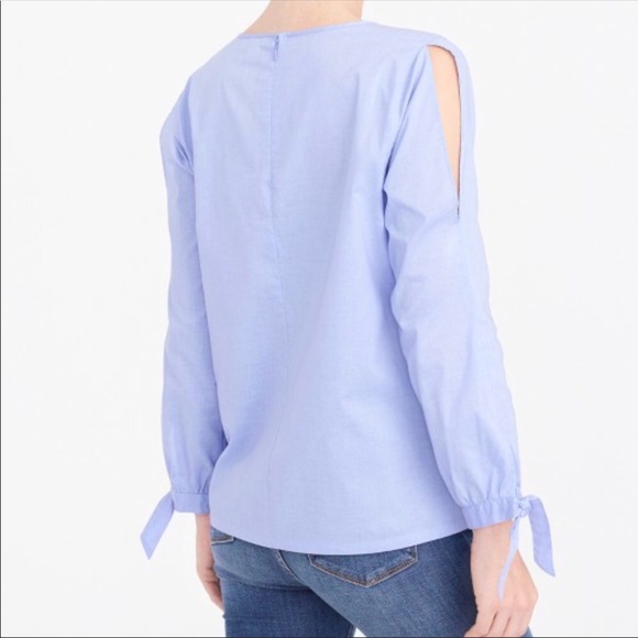 J crew blouse with bow-sleeve - Picture 2 of 4